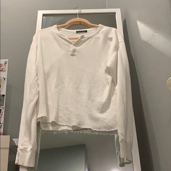 Brandy Melville | Tops | White Button 
